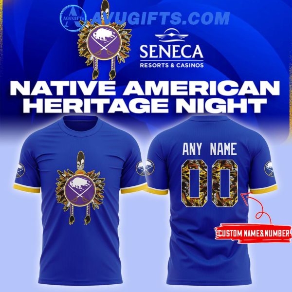 Buffalo Sabres 2024 NHL Native American Heritage Night Limited T-Shirt